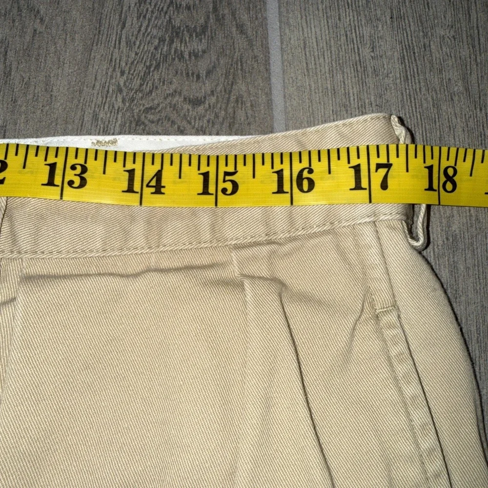 Polo Golf Ralph Lauren Khaki Tan Chino Shorts Men's 35* Fairway Fit VTG *READ
